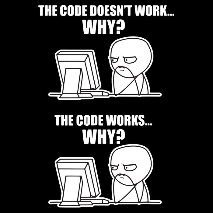 Funny Programmer Code Works Why Meme Tee Toddler T-Shirt