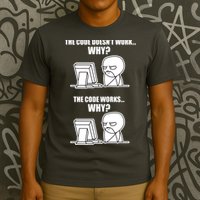 Funny Programmer Code Works Why Meme Tee T-Shirt