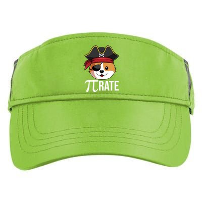 Funny Pigiftrate Corgi Dog Happy Pi Day 3 14 Math Pun Funny Gift Adult Drive Performance Visor