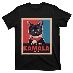 Funny Political Cats For Kamala T-Shirt