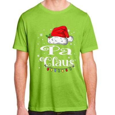 Funny Pa Claus Christmas Family Matching Pajama Xmas Light Adult ChromaSoft Performance T-Shirt