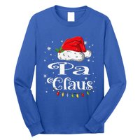 Funny Pa Claus Christmas Family Matching Pajama Xmas Light Long Sleeve Shirt