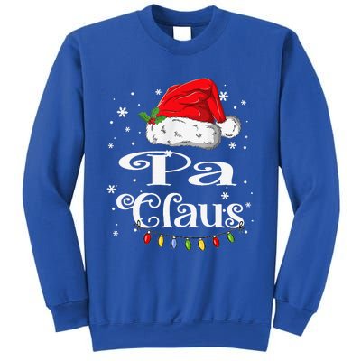 Funny Pa Claus Christmas Family Matching Pajama Xmas Light Sweatshirt