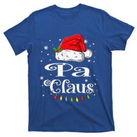 Funny Pa Claus Christmas Family Matching Pajama Xmas Light T-Shirt