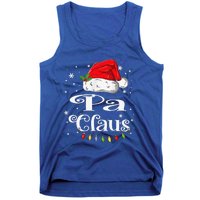 Funny Pa Claus Christmas Family Matching Pajama Xmas Light Tank Top