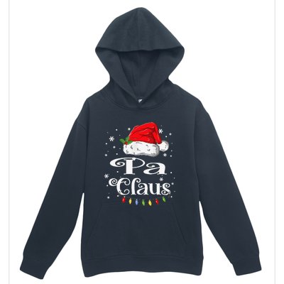 Funny Pa Claus Christmas Family Matching Pajama Xmas Light Urban Pullover Hoodie