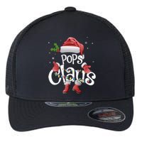 Funny Pops Claus Christmas Pajamas Santa Hat Costume Flexfit Unipanel Trucker Cap