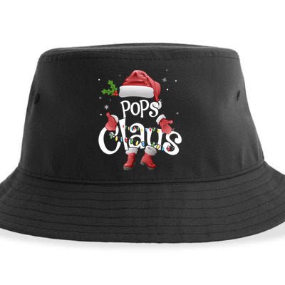 Funny Pops Claus Christmas Pajamas Santa Hat Costume Sustainable Bucket Hat