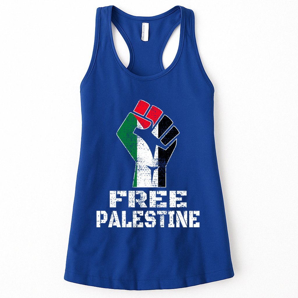 Free Palestine Cool Gift Palestinian Flag Gift Womens Tank Top