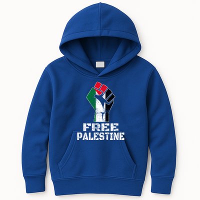 Free Palestine Cool Gift Palestinian Flag Gift Kids Hoodie