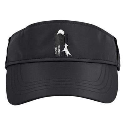 Funny Patriotic Coon Hunting Dogs American Flag Gift Adult Drive Performance Visor
