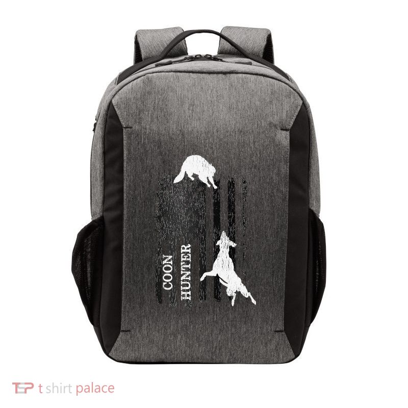 Funny Patriotic Coon Hunting Dogs American Flag Gift Vector Backpack