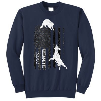 Funny Patriotic Coon Hunting Dogs American Flag Gift Sweatshirt