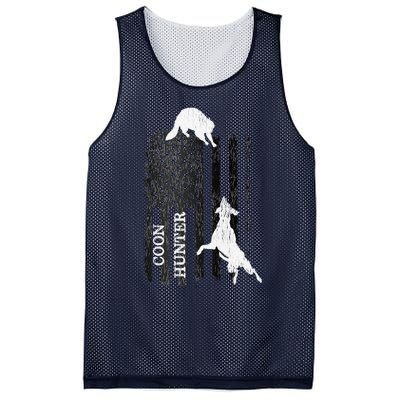 Funny Patriotic Coon Hunting Dogs American Flag Gift Mesh Reversible Basketball Jersey Tank