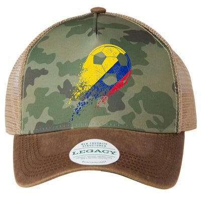 Flag Pride Colombia Soccer Colombian Player Legacy Tie Dye Trucker Hat