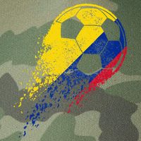 Flag Pride Colombia Soccer Colombian Player Legacy Tie Dye Trucker Hat