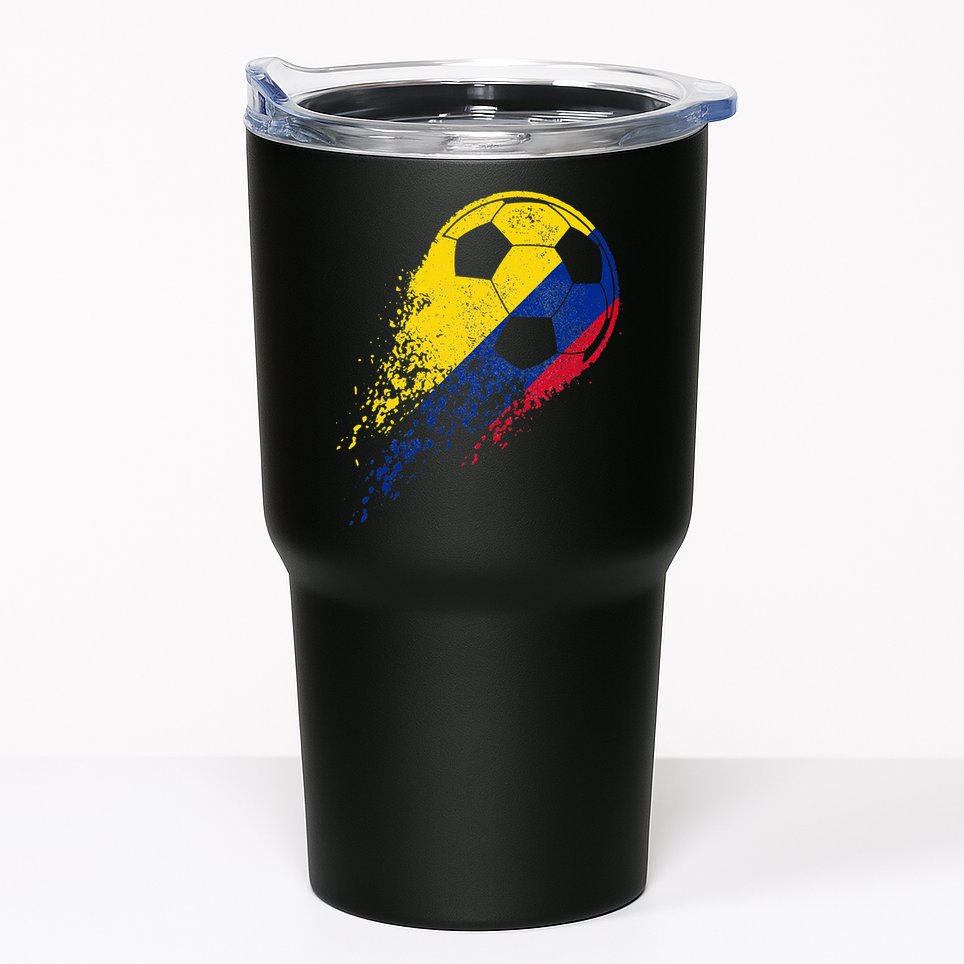 Flag Pride Colombia Soccer Colombian Player Tumbler