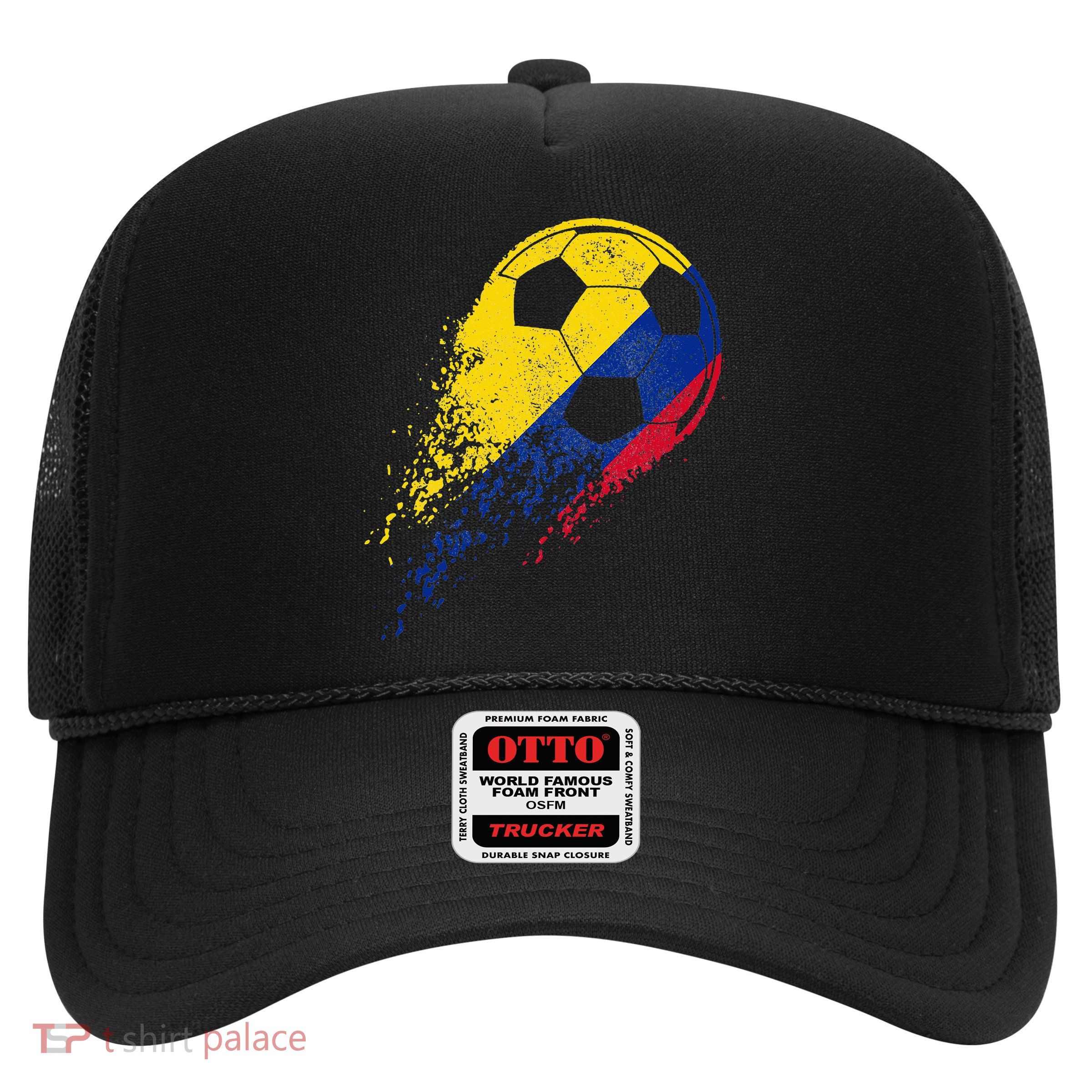 Flag Pride Colombia Soccer Colombian Player Trucker Hat
