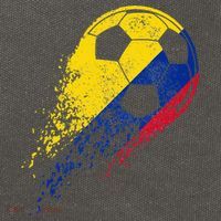 Flag Pride Colombia Soccer Colombian Player Cotton Canvas Backpack