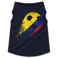 Flag Pride Colombia Soccer Colombian Player Doggie Tank