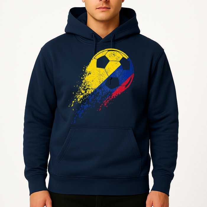Flag Pride Colombia Soccer Colombian Player Hoodie