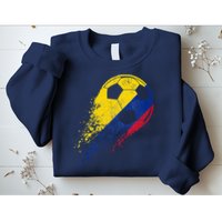 Flag Pride Colombia Soccer Colombian Player Sweatshirt