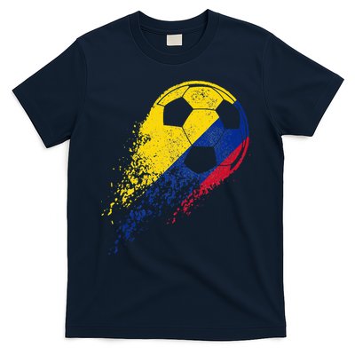 Flag Pride Colombia Soccer Colombian Player T-Shirt