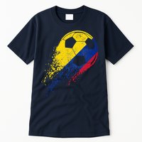 Flag Pride Colombia Soccer Colombian Player Tall T-Shirt