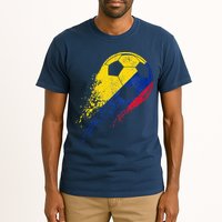 Flag Pride Colombia Soccer Colombian Player Tall T-Shirt