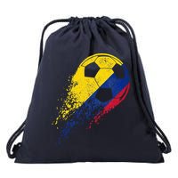 Flag Pride Colombia Soccer Colombian Player Drawstring Bag