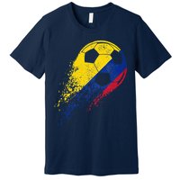 Flag Pride Colombia Soccer Colombian Player Premium T-Shirt