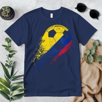 Flag Pride Colombia Soccer Colombian Player Premium T-Shirt