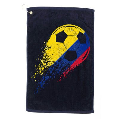 Flag Pride Colombia Soccer Colombian Player Golf Towel