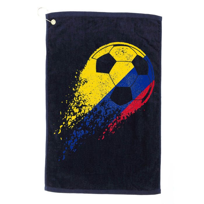 Flag Pride Colombia Soccer Colombian Player Golf Towel