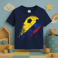 Flag Pride Colombia Soccer Colombian Player Toddler T-Shirt