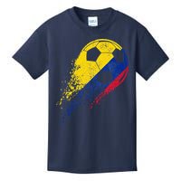 Flag Pride Colombia Soccer Colombian Player Kids T-Shirt