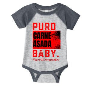 Funny Puro Carne Asada Baby Gorditoyguapo Infant Baby Jersey Bodysuit