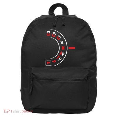 Funny Photographer Camera Lens Photography Photo Gift 16 in Basic Backpack