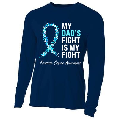 Family Prostate Cancer Awareness Light Blue Ribbon Survivor Cooling Performance Long Sleeve Crew