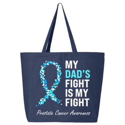 Family Prostate Cancer Awareness Light Blue Ribbon Survivor 25L Jumbo Tote