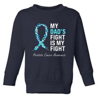 Family Prostate Cancer Awareness Light Blue Ribbon Survivor Toddler Sweatshirt