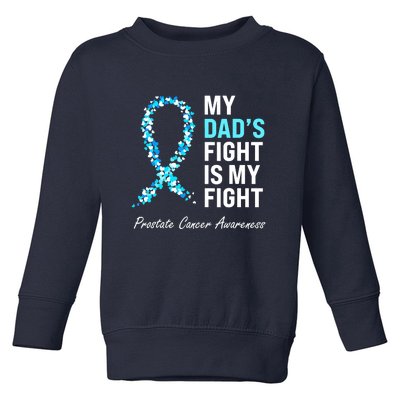 Family Prostate Cancer Awareness Light Blue Ribbon Survivor Toddler Sweatshirt