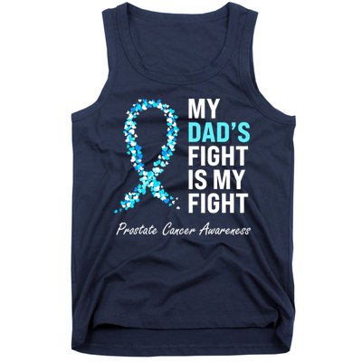 Family Prostate Cancer Awareness Light Blue Ribbon Survivor Tank Top