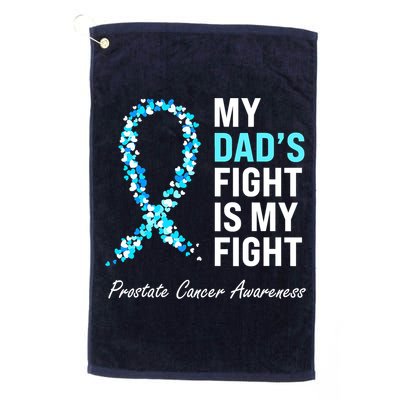 Family Prostate Cancer Awareness Light Blue Ribbon Survivor Golf Towel