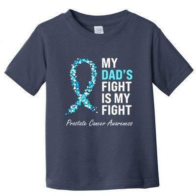 Family Prostate Cancer Awareness Light Blue Ribbon Survivor Toddler T-Shirt