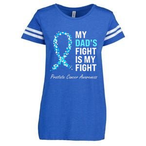 Family Prostate Cancer Awareness Light Blue Ribbon Survivor Enza Ladies Jersey Football T-Shirt