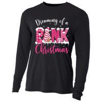 Festive Pink Christmas Tree Cakes Pajamas for the Holidays Cooling Performance Long Sleeve Crew