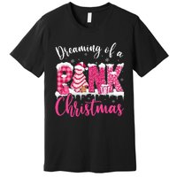 Festive Pink Christmas Tree Cakes Pajamas for the Holidays Premium T-Shirt