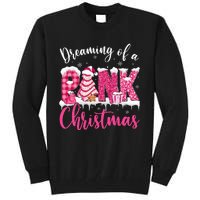 Festive Pink Christmas Tree Cakes Pajamas for the Holidays Tall Sweatshirt