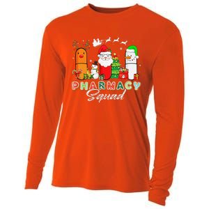 Funny Pills Christmas Lights Pharmacy Crew Reindeer Santa Cooling Performance Long Sleeve Crew